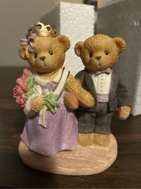 Cherished Teddies Alisa & Anthony #864358 Signed LE 1655/3000 w/ Box
